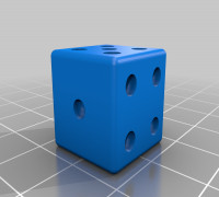 Gloomy Angels Dice 3D model