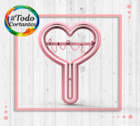 Valentine's Day Cutter 3D model