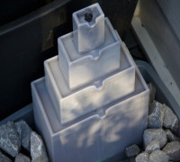 Cube Fountain 3D model