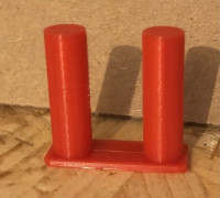 Stringing test 3D model