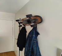 Longboard wall stand 3D model