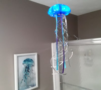 Jellyfish LED Lamp 3D model