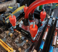 Adjustable cooler mount 3D model
