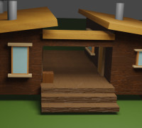 Cabin, cabin 3D model