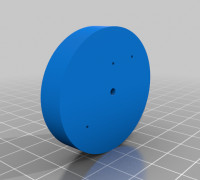 ETA6498 Dial Feet Template 3D model