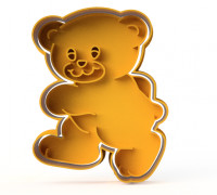 COOKIE CUTTER BEAR COOKIE CUTTER BEAR COOKIE CUTTER 3D model