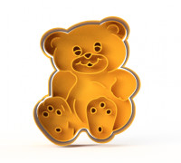 COOKIE CUTTER BEAR COOKIE CUTTER BEAR COOKIE CUTTER 3D model