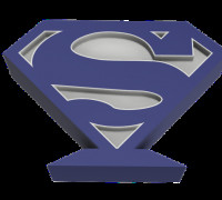 SUPERMAN LAMP 3D model