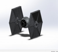 Tie Fighter Mark 58 3D model