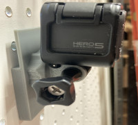 GoPro Pegboard Mount 3D model