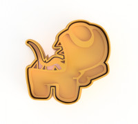 AmongUs Cookie Cutter 3D model