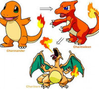 CHARMANDER, CHARMILION, CHARIZARD COOKIE CUTTER 3D model