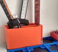 FreeGrid double caliper + ruler module 3D model