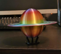 Saturn Planet & Stand 3D model