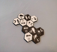 Portable magnetic Hive set 3D model
