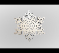 Snowflake 3D model