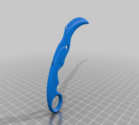 Valorant Velocity Karambit 3D model