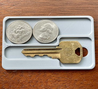 Wallet Key / Coin Tray 3D model