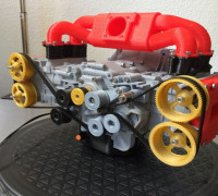 Subaru WRX EJ20 Boxer Engine Model 3D model