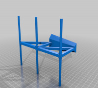 Vesa Mount Moduled Tool Rack/Shelf/Holder 3D model