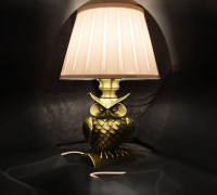 Owl lamp (E14) 3D model