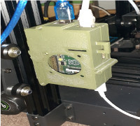 Raspberry Pi (1) B enclosure with mount for Ender 3D model