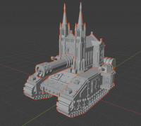 Epic Scale - Laser Nun Chapel 3D model