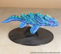 Alien Space Whale Miniature 3D model