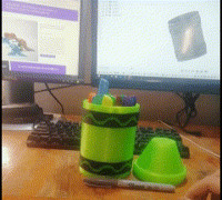 crayon pencil 3D model