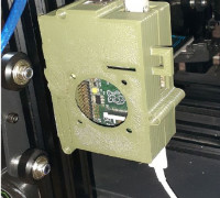 Raspberry Pi (1) B enclosure with mount for Ender 3D model