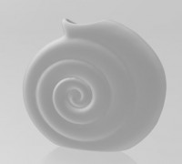Snail flower vase 3D model