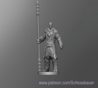 Warforged Monk 3D model