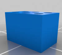 Pogo pin adapter for AVR ISP programmer 3D model