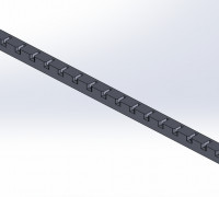 Grille for a diode laser 3D model