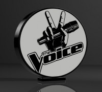 The Voice Lamp 3D model
