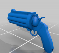 Gatling pistol 3D model