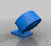 Power meter / Coloumb meter bracket 3D model