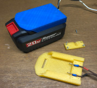 Bauer Battery Mount 3D model