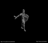 Squire Guard Knight 3D model