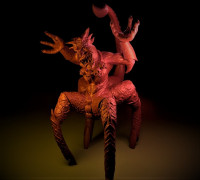 Scorpaphet - Demon Miniature 3D model