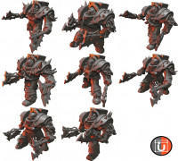 Angry Red Meatmen 3D model