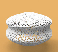 voronoi lamp generic parametric lamp 3D model