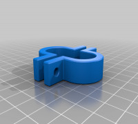 Dowel Mounts 18mm 3D model