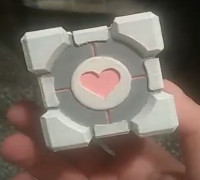 Portal cube 3D model