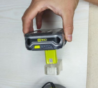 Ryobi Wall Mount Battery Holder 3D model