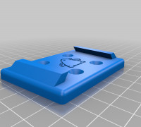 replacement holder for "Autohelm 2000" autopilot 3D model