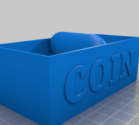 CAJA MONEDAS 3D model