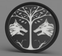 Iron Banner Coaster 3D model