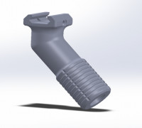 45degree 22mm ris GRIP 3D model