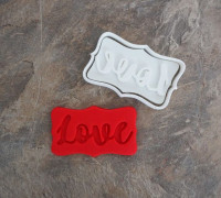 Love cookie cutter 3D model